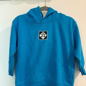 Michigan 22 - size 4T Vibrant Blue Short Sleeve Hoodie Sweatshirt